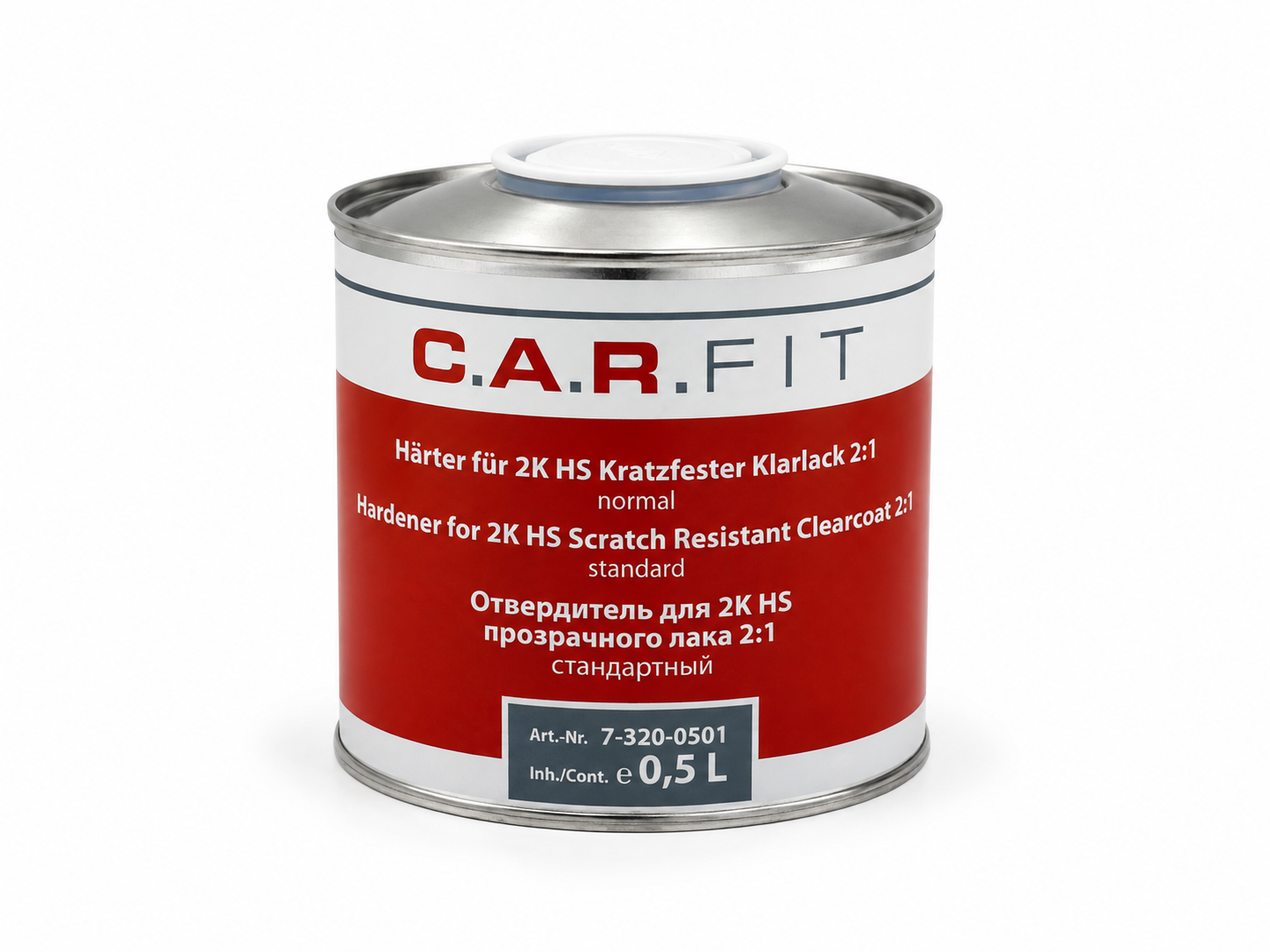 Intaritor standard pentru lac HS rezistent la zgarieturi, 0.5L, C.A.R. FIT
