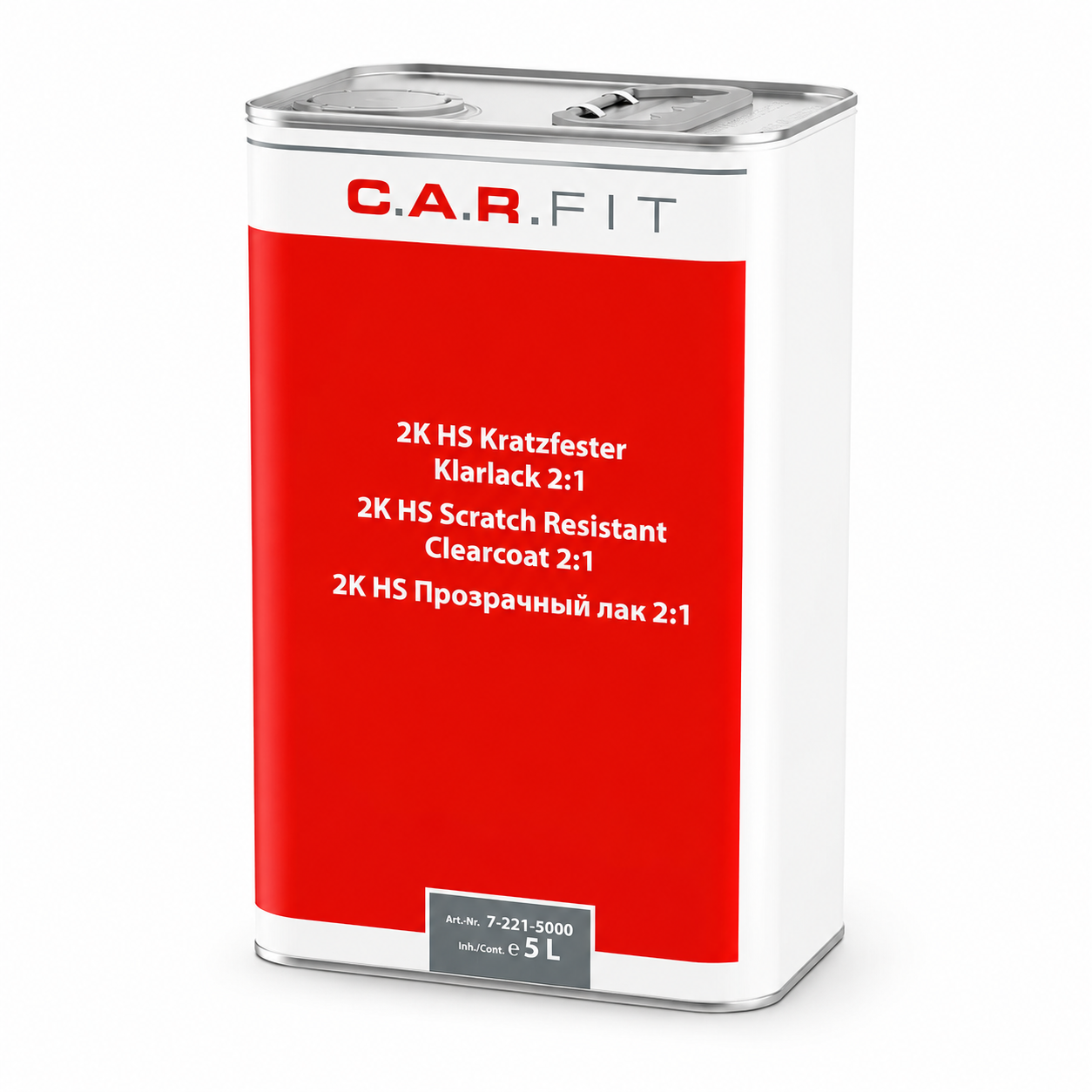 Lac HS, 2K, rezistent la zgarieturi, 2:1, 5L, C.A.R. FIT