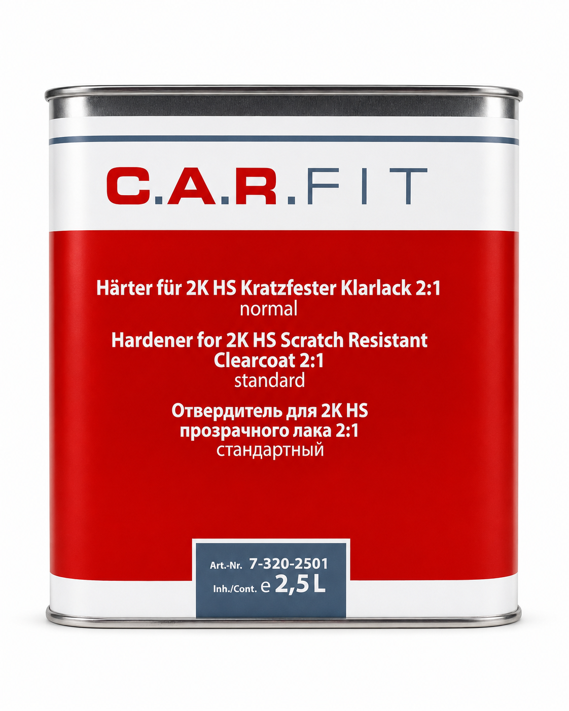 Intaritor standard pentru lac HS rezistent la zgarieturi, 2.5L, C.A.R. FIT