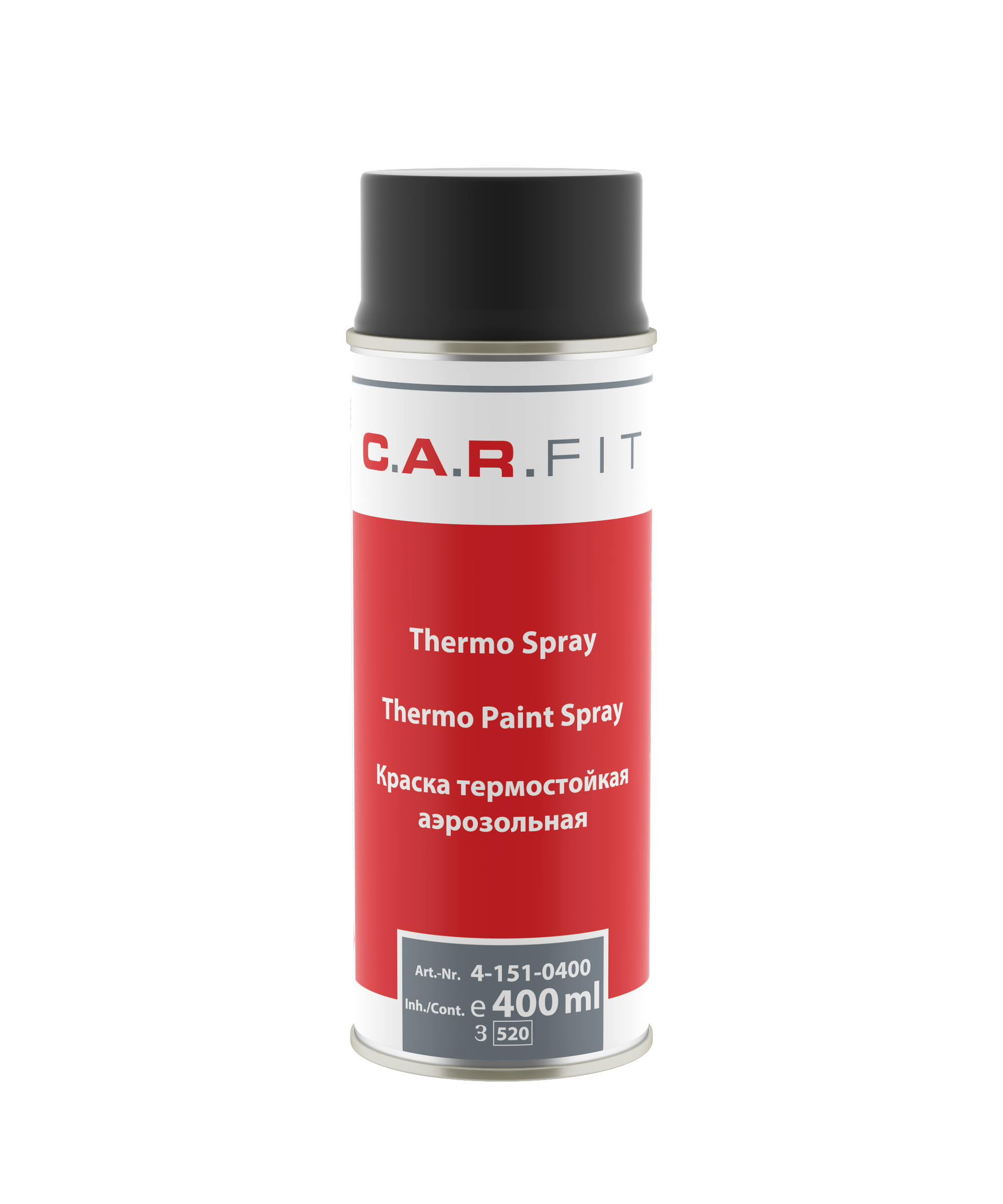 Spray vopsea termica 650°C, 400ml, C.A.R. FIT