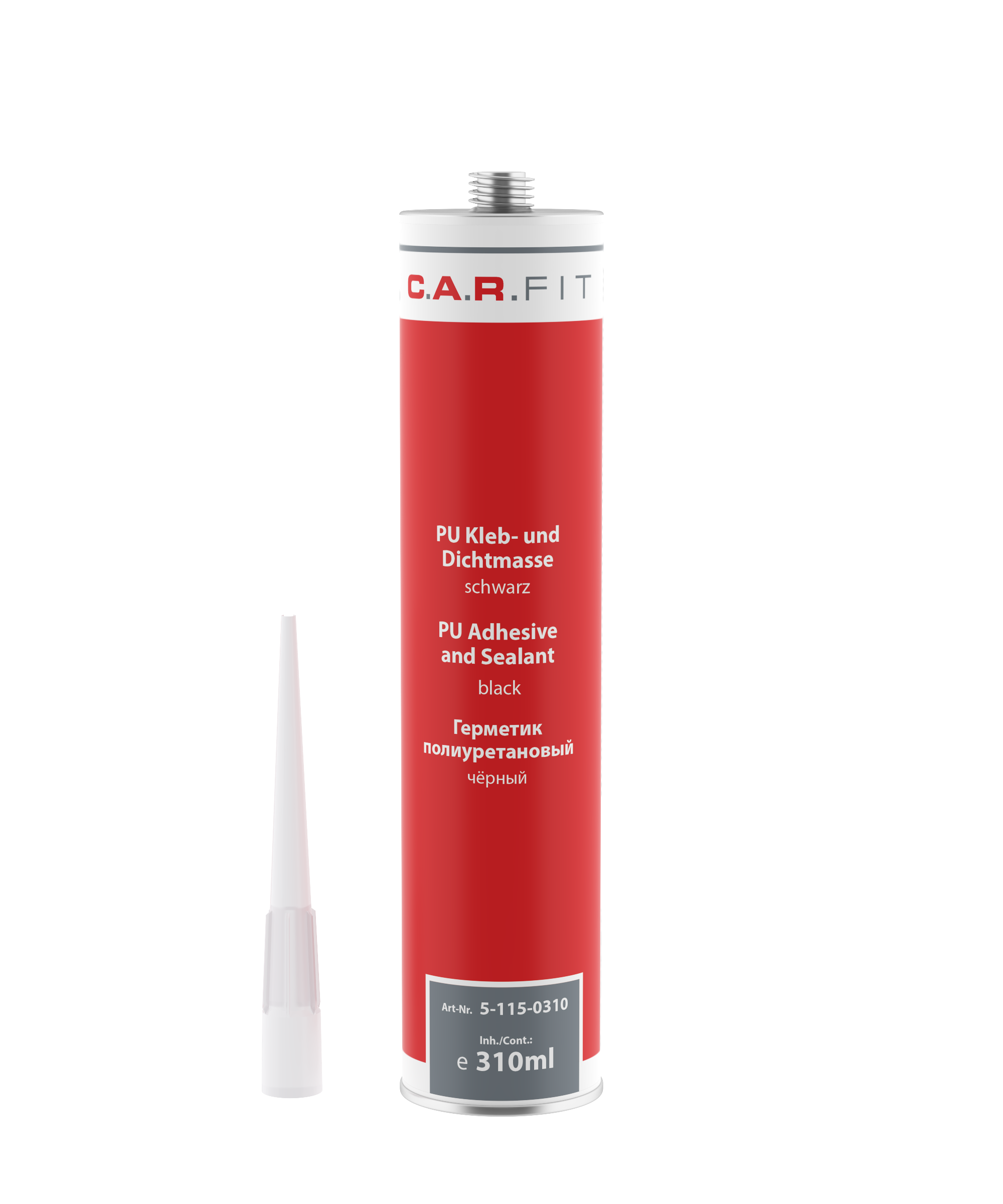 Adeziv & Etans PU, 1K, gri, 310ml, C.A.R. FIT